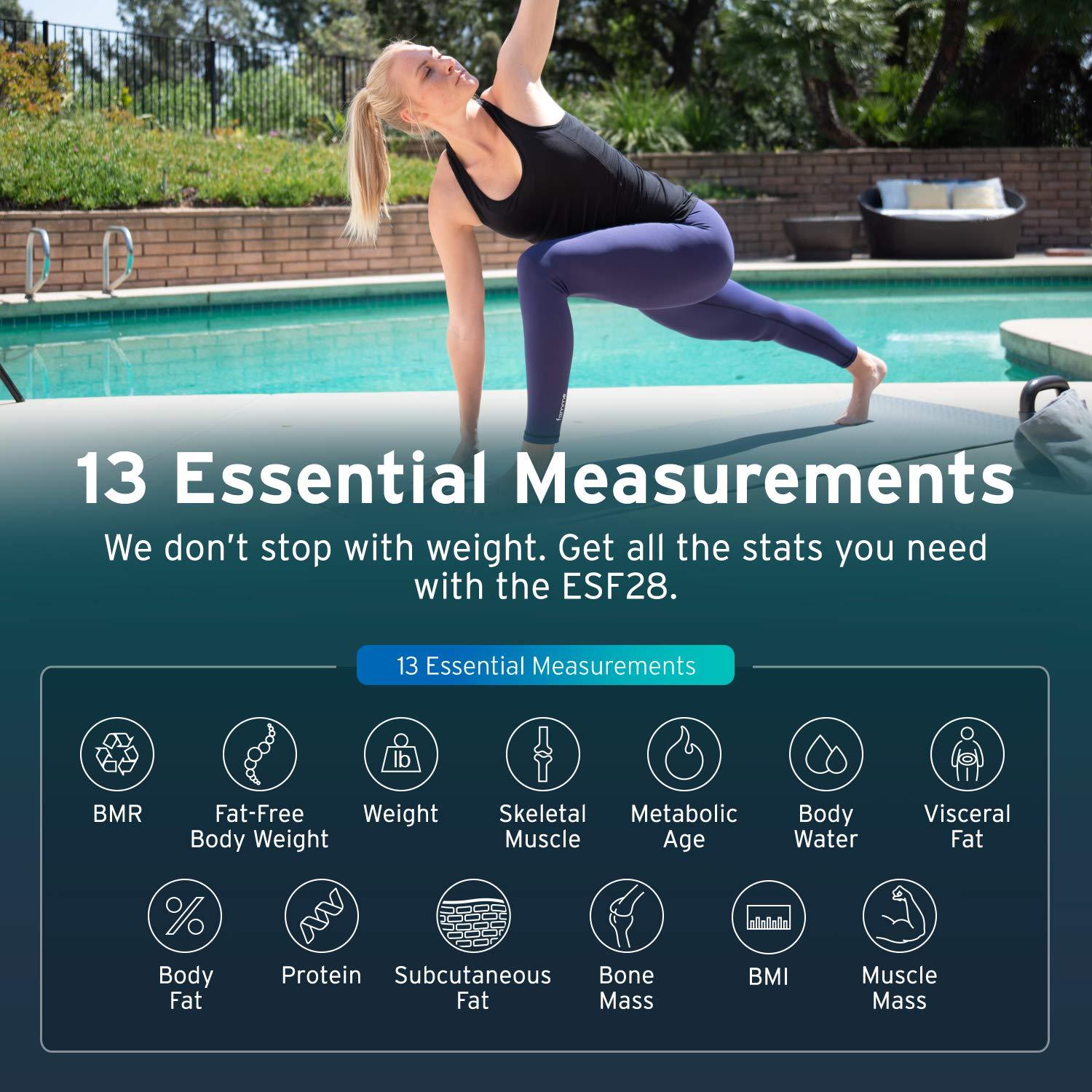Etekcity Scale for Body Weight, Digital Bathroom Scales for People, Most Accurate to 0.05lb, Bright LED Display & Large Clear Numbers, Upgraded Quality for the Elderly Safe Home Use, 400 lbs(Black)